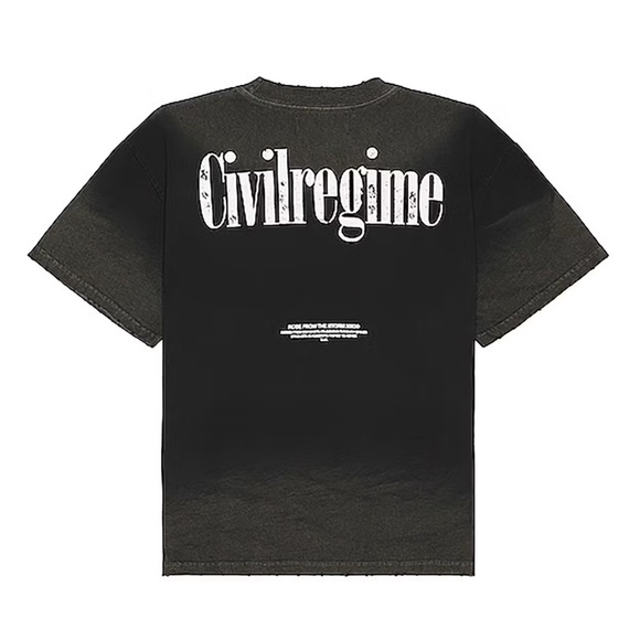 NIB CIVIL REGIME REAP IN THE STORM TEE IN VINTAGE BLACK SZ M (RARE! ) - Picture 3 of 7